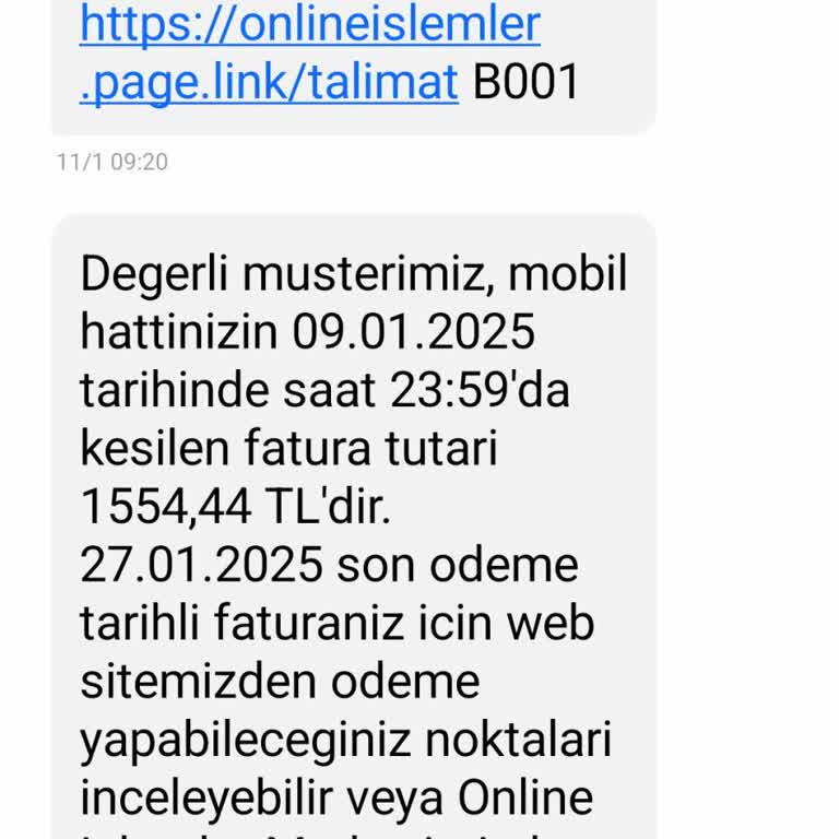 Fahiş Fatura Ve İletişim Sorunu