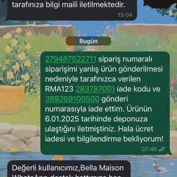 Yanlış Ürün Teslimatı Ve İade Sürecinde Sorunlar