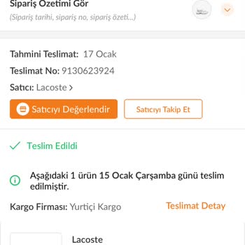 Yurtiçi Kargo Yanlış Bilgilendirme Ve İletişimsizlik Nedeniyle Kaybolan Ayakkabı Siparişi