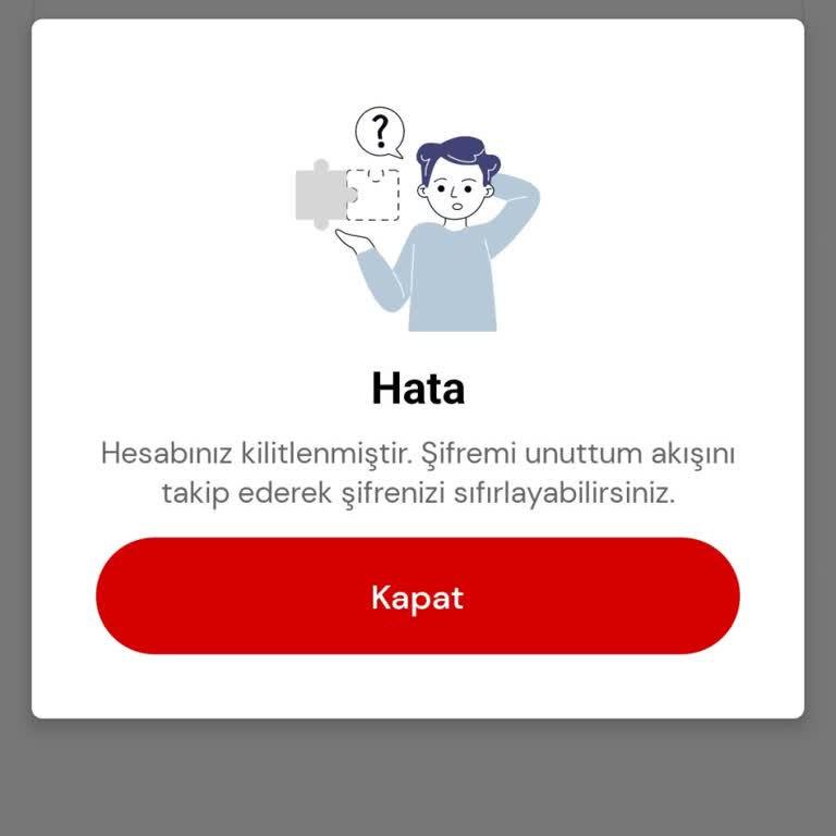 Şifre Yenileme Sorunu Ve Müşteri Hizmetleri Erişimi