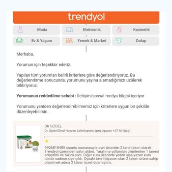 Trendyol'da Eksik Ürün Ve Yorum Engeli: Müşteri Mağduriyeti