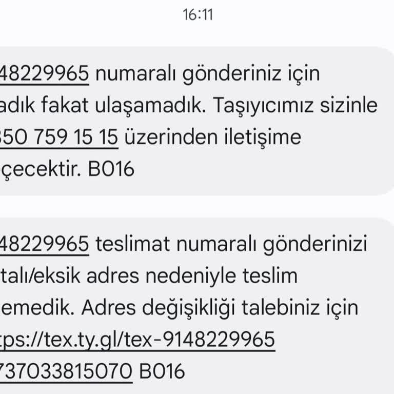 Trendyol Express Şikayeti