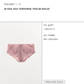 Zara Online Mağazasında İade Kabusu