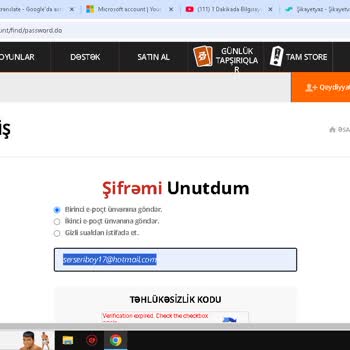Çalınan Hesabım İçin Acil Yardım İstiyorum
