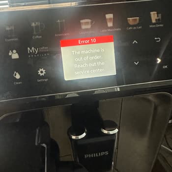 Philips Espresso Makinesi Sorunları Bitmek Bilmiyor