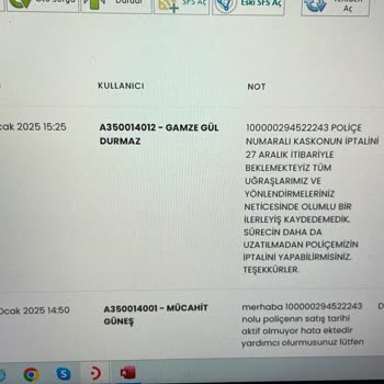 Kasko İptalinde Gecikme Ve İletişim Sorunu