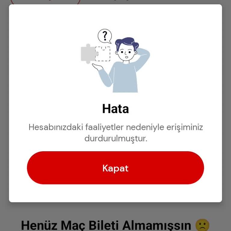 Passo Uygulamasında Bilet Alım Sorunu