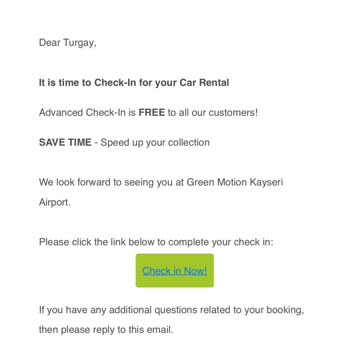 Greenmotion Araç Rezervasyonunda Yaşanan Sorunlar