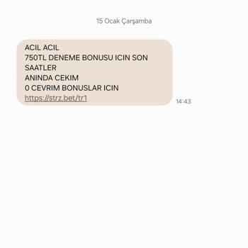 Rahatsız Edici Mesajlar Ve Yetersiz Engelleme