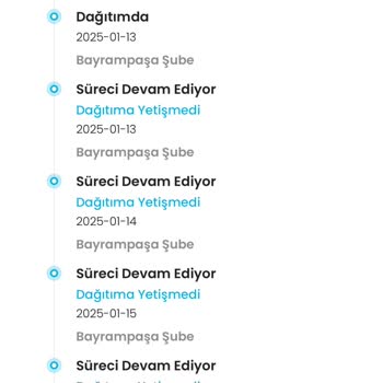 Kargo Teslimatında Sürekli Gecikme