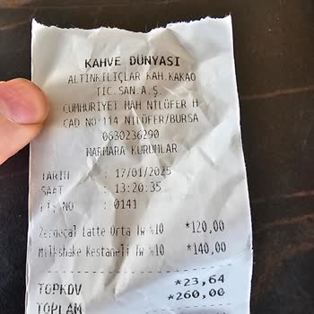 Zerdaçallı Latte'de Kahve Eksikliği Ve Kötü Tat