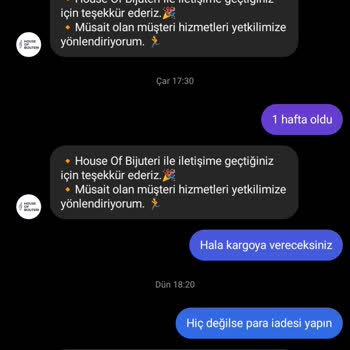 11 Gündür Kargolanmayan Sipariş Ve Yanıtsız Mesajlar