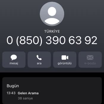 08503906392 İstenmeyen Aramalar