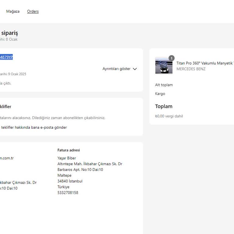 Sipariş Gelmiyor, İletişim Yok: Paramı İade Edin!