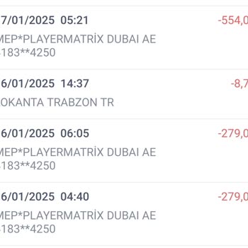 Yetkisiz Para Çekimi Hakkında Acil Destek Talebi