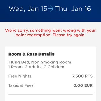 Wyndham Puanlarıyla Rezervasyon Yapamama Sorunu