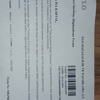 Ayakkabıda Sürekli Kusur Bulunmaması Sorunu