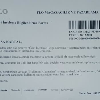 Ayakkabıda Sürekli Kusur Bulunmaması Sorunu