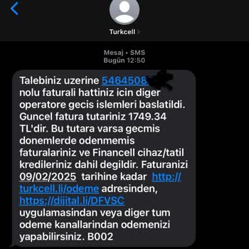 Operatör Değişikliği Sonrası Beklenmedik Fatura Sürprizi