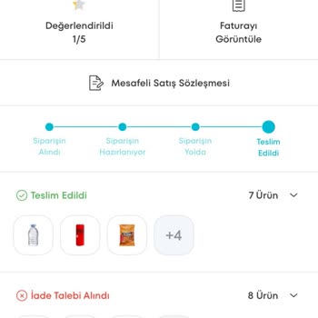A101 Siparişimde Eksik Ürün Ve İade Sorunu