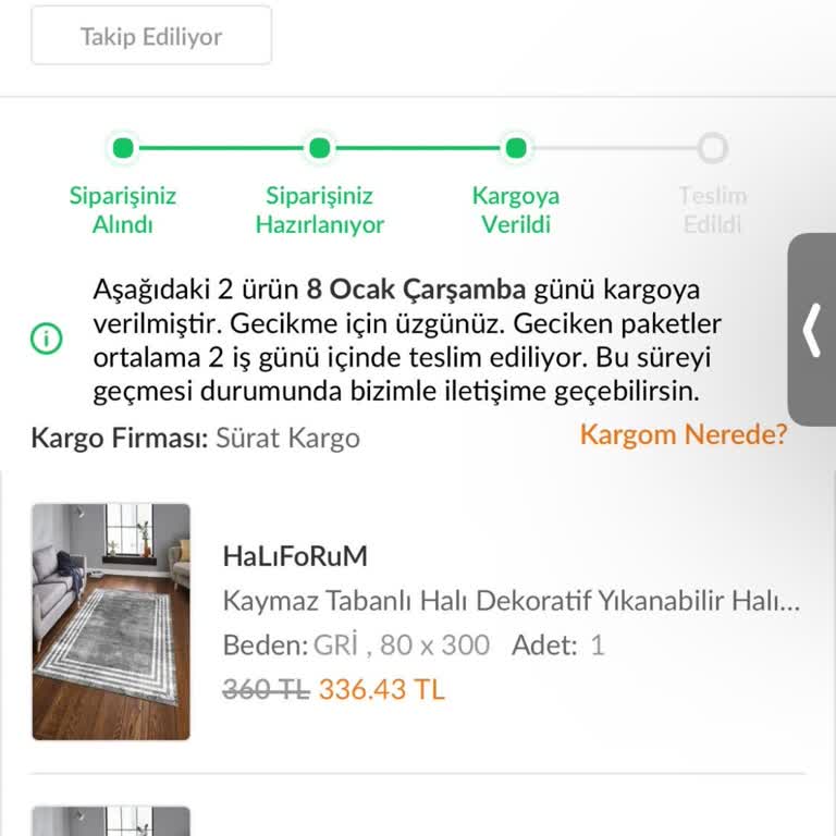 Trendyol Teslimat Ve İletişim Sorunları