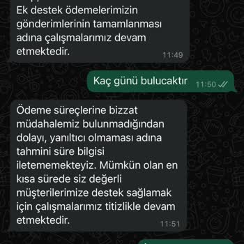 Kampanya Destek Ödemesi Hala Yapılmadı