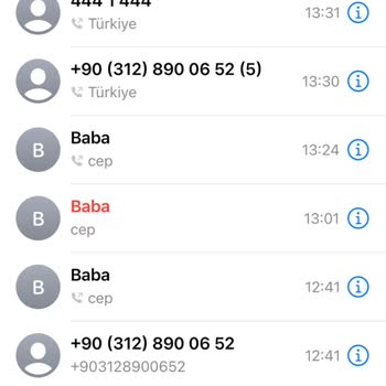 03128900652 numara tarafından gelen yanıltıcı arama!