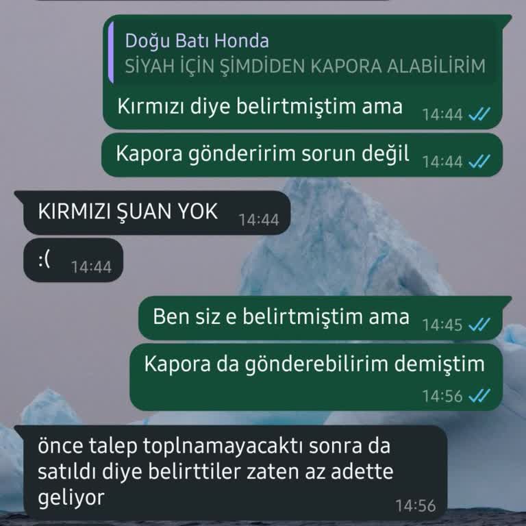 Honda Bayii İle İletişim Sorunu