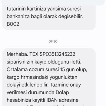 Dolap Kayıp Kargo Kabusu