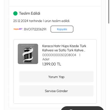 Yeni Alınan Kahve Makinesi Arızası