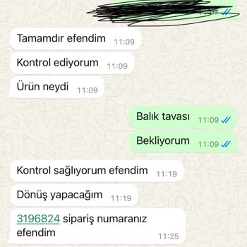 Taç Balık Tavası Siparişimde 20 Günlük Kargo Ve Stok Sorunu