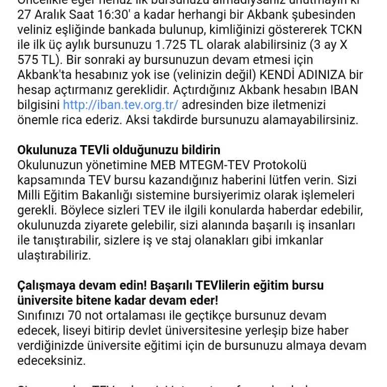 Burs Sürecinde Bilgilendirme Eksikliği Ve Mağduriyet