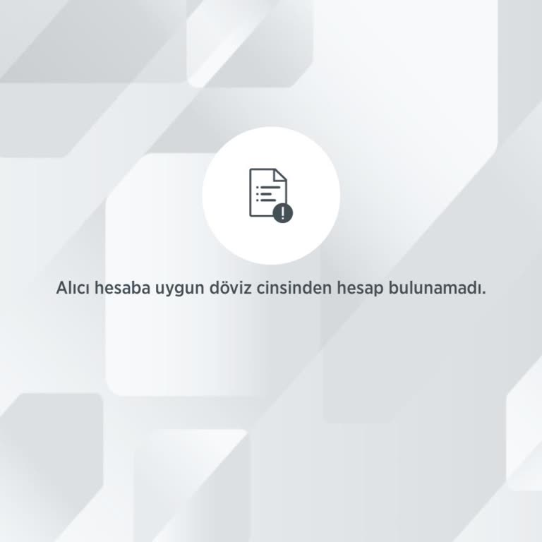 Ziraat Mobil Uygulaması: Döviz Cinsi Hatası