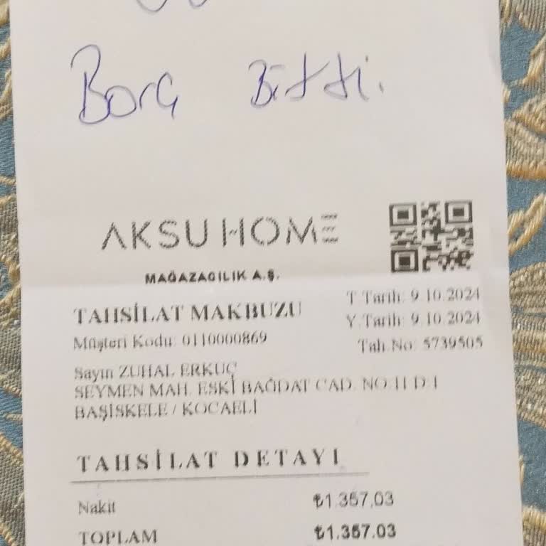 Aksu Home Mağazasında Senet Teslim Sorunu Ve İletişim Eksikliği