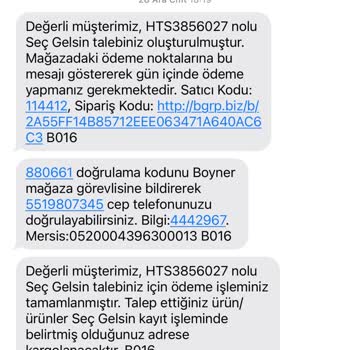 Boyner'den Alınan Ürün 3 Haftadır Gönderilmedi: Stok Sorunu Ve İlgisizlik