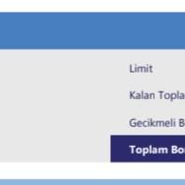 Yanlış Kredi Kartı Limiti Raporu Sorunu