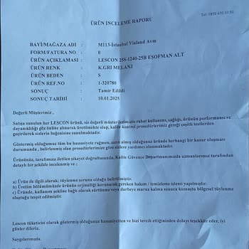 Lescon Mağazası Ürün Kalitesi Ve Müşteri Hizmeti Sorunu