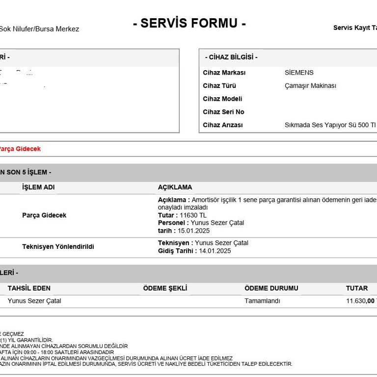 Yanıltıcı Servis Deneyimi: Gerçek Yetkili Servis İle Karşılaşma