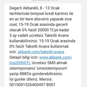 Faizsiz Nakit Avans Hakkım Neden Tanımlanmadı?