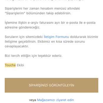 Sipariş Bildirimi Olmadan İade Şoku