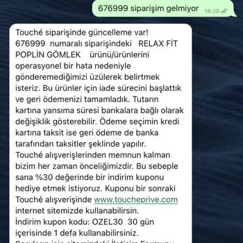 Sipariş Bildirimi Olmadan İade Şoku