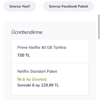 Tarife Fiyatında Yanıltıcı Bilgilendirme