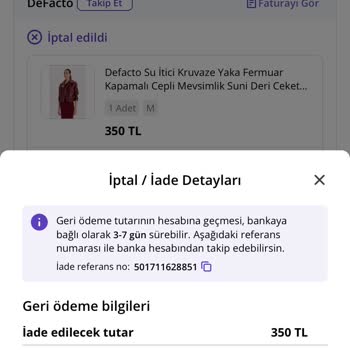 Stokta Görünen Ceketim Neden Gönderilmiyor?
