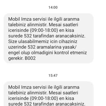 Mobil İmza Onayı İçin Geciken Geri Dönüş