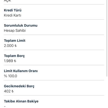 Ödenen Borç Gecikme Olarak Yansıtıldı!