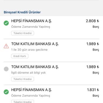 Ödenen Borç Gecikme Olarak Yansıtıldı!