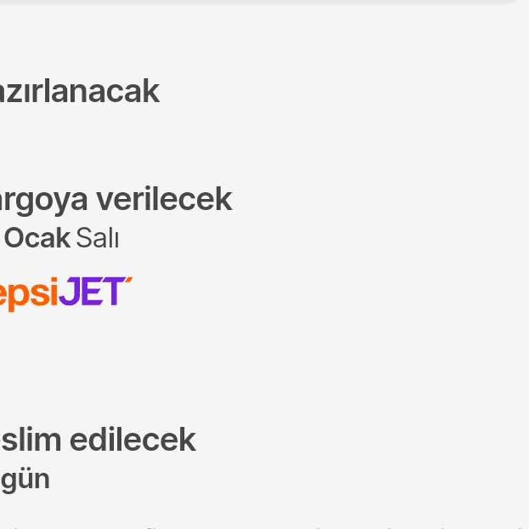 Stokta Olmayan Ürün İçin Yanıltıcı Kargo Bilgisi