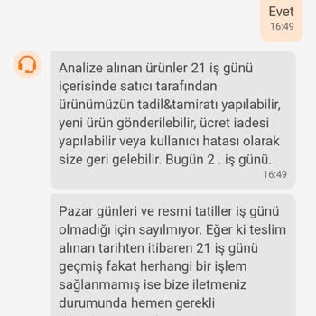 Trendyol'da İade Sürecinde Anlamsız İnceleme Sorunu