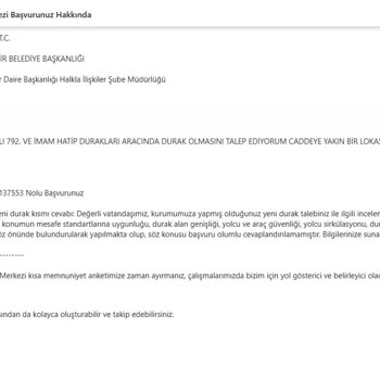 Esenyurt ES4 Hattı İçin Durak Talebi Cevapsız Kaldı