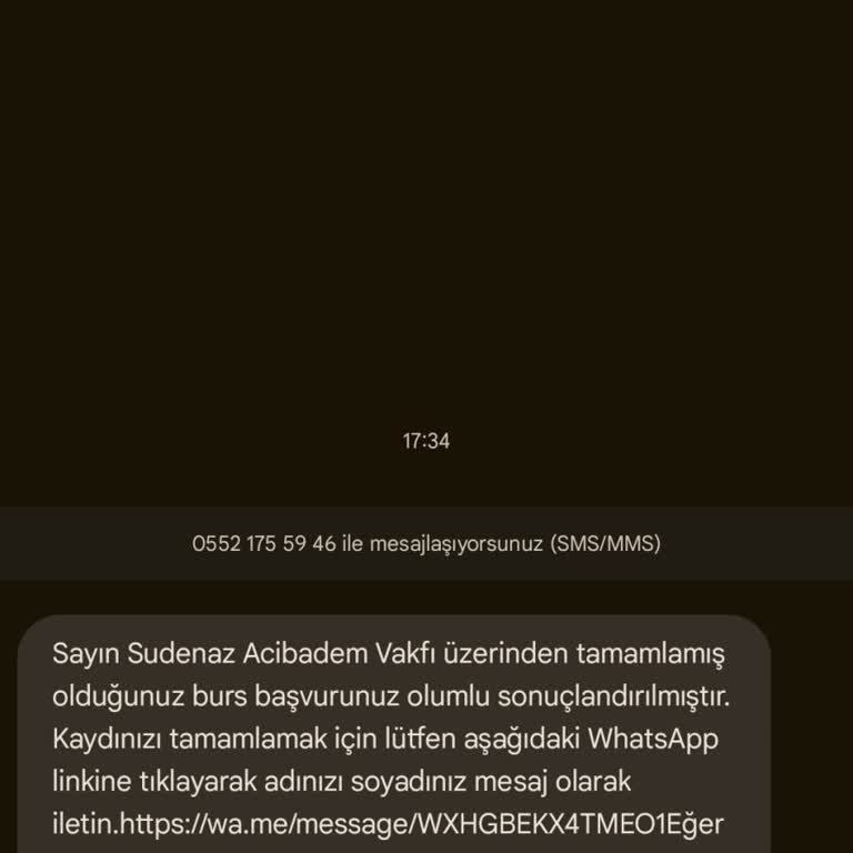 Burs Başvurusunda Kişisel Bilgilerimin Güvenliği Tehlikede